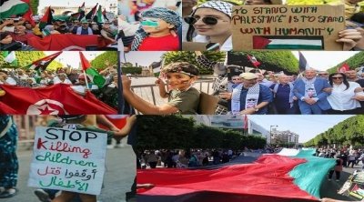 النهضة تدعو أنصارها للمشاركة غدا في مظاهرة للتضامن مع الفـ.لسطينيين