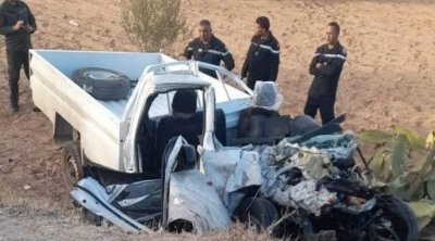 القيروان : حادث مرور يسفر عن سقوط 3 قتلى بينهم طفل (صور)