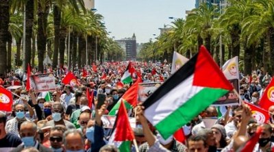 إتحاد الشغل يدعو للمشاركة بكثافة في مسيرة غدا للتضامن مع الشعب الفلـ.سطيني 