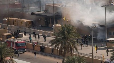 السفارة الأميركية ببغداد تؤكد تعرضها لهجوم صاروخي