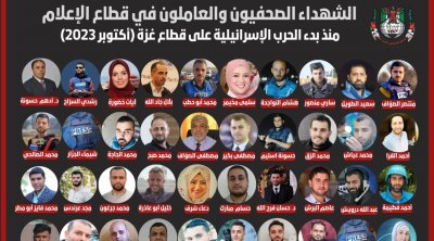 حكومة غزة: إسرائيل تعمدت ''اغتيال'' 86 صحفيا