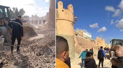 قتلى وجرحى جراء سقوط جزء من سور المدينة العتيقة بالقيروان