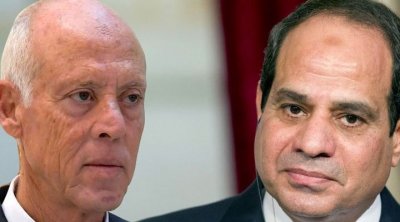 قيس سعيد يهنئ السيسي بفوز بالإنتخابات الرئاسية المصرية 