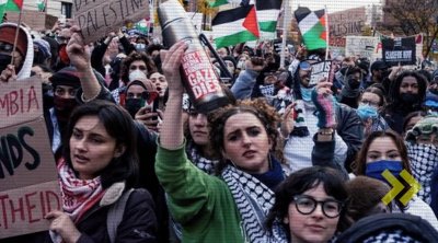 مظاهرات في الأراضي المحتلّة تطالب بوقف العدوان