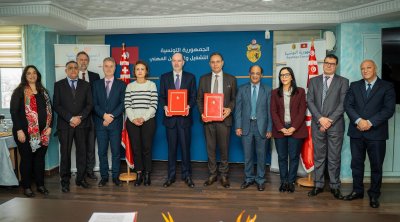 Signature de la convention du projet ''PERSPECTIVES'' entre la Tunisie et la Suisse