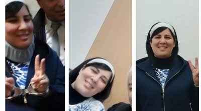 أول ظهور لعبير موسي منذ إيداعها السجن (صور)