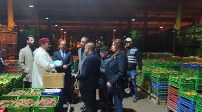 Tunisie : Une délégation parlementaire en visite au marché de gros
