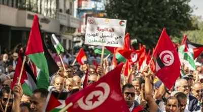 تونس : مسيرات حاشدة إحياء للذكرى الـ48 ليوم الأرض الفلسطيني
