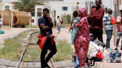 مناوشات بين الأمن ومهاجرين  في قفصة