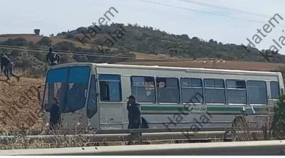 مهاجرون أفارقة يفرّون أثناء عملية نقلهم من ولاية باجة