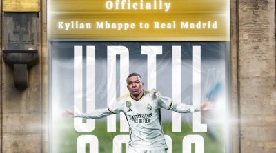 كليان مبابي لاعبا في صفوف ريال مدريد