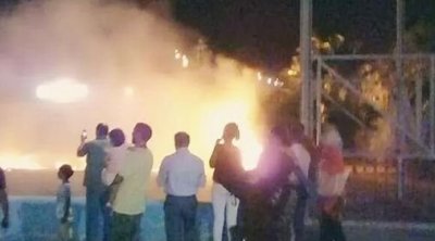 السيطرة على حريق في مدينة الألعاب ''دحدح''