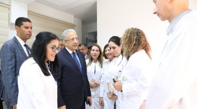 En images : Inauguration du service d'oncologie oculaire à l'Institut Hédi Raïs