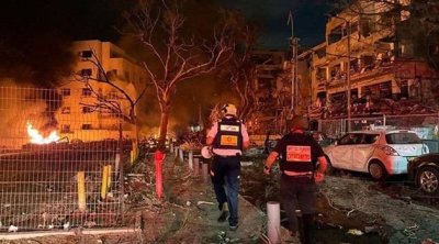 قتلى وجرحى إثر هجمات صاروخية إيرانية على تل أبيب وحيفا