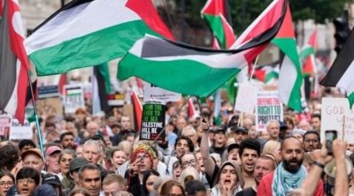 احتجاجات غاضبة بالسويد ضد جرائم إسرائيل في غزة