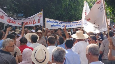 تونس : يوم غضب للمدرسين أمام وزارة التربية