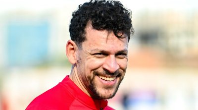 بالصور : يوسف المساكني يباشر التمارين مع الترجي التونسي