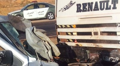 تطاوين: قتيلان و 3 إصابات في حادث مرور بسبب الضباب