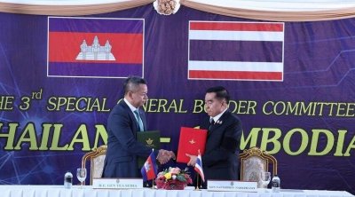 إعلان وقف لإطلاق النار بين تايلند وكمبوديا