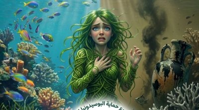 ''رسائل من تحت الماء بوسي'' تدق ناقوس الخطر البيئي في تونس"