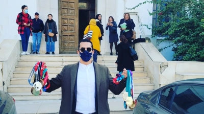 أسامة الملولي يرفع ميدالياته من أمام المحكمة 