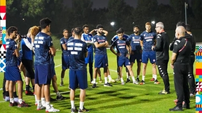 أول حصة تدريبية لمعتز زدام مع المنتخب التونسي