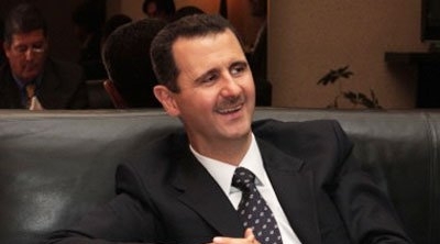 الأسد يمازح بانه كان يستحق جائزة نوبل للسلام 