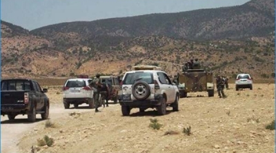 القصرين : مجموعة ارهابية تطلق النار على دورية للحرس الوطني في جبل سمامة