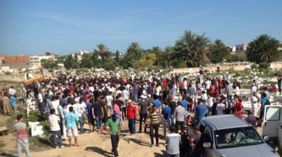 بالصور: جنائز الإرهابيين الذين قتلوا في قبلاط 