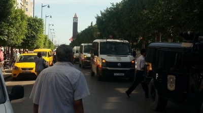 تعزيزات امنية كثيفة في شارع الحبيب بورقيبة