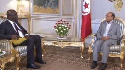 المرزوقي يلتقي وزير الثقافة السينغالي