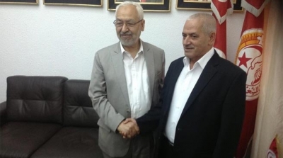 العباسي يلتقي الغنوشي والعريض لاستئناف الحوار الوطني