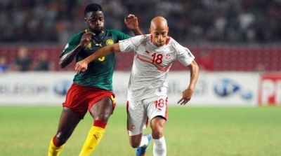  تقديم مباراة تونس و الكاميرون بنصف ساعة 	