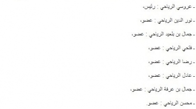 باجة : تعيين كامل اعضاء النيابة الخصوصية لقبلاط من نفس العائلة 