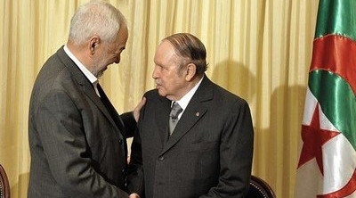 بوتفليقة يلتقي راشد الغنوشي في الجزائر 