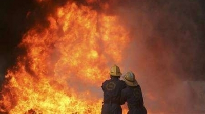 حريق هائل في مستودع للأجهزة الالكترونية بميناء صفاقس 