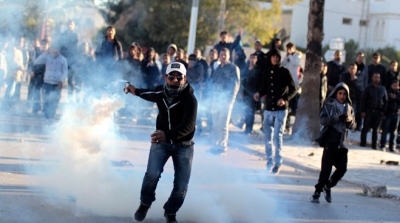 سليانة: مناوشات بين قوات الامن والمحتجين