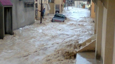 القيروان: الامطار تتسبب في انهيار بعض المنازل وتعطل حركة المرور