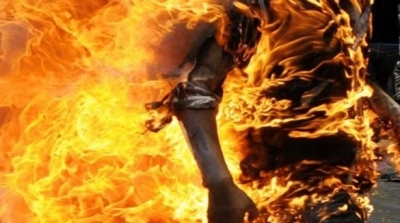  شاب عاطل عن العمل يضرم النار في جسده ببنزرت