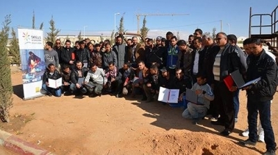 حفل تخرج الدورة الثانیة من التكوین المھني في اللحام وتركیب الأنابیب الصّناعیّة في اطار مشروع “مهارات للنجاح” بولاية تطاوين 