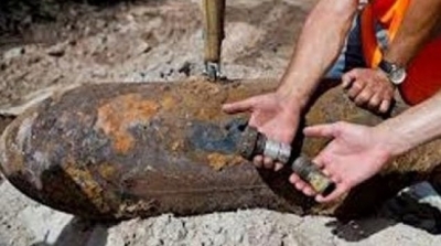 القصرين : العثور على قنبلة تعود الى الحرب العالمية بفوسانة