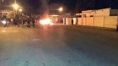 سيدي بوزيد : حرق مركز الحرس الوطني و قسم الاستعجالي خلال اعمال عنف بجلمة