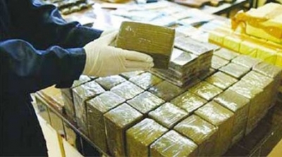 حجز طن من مادة الزطلة في ولاية قابس