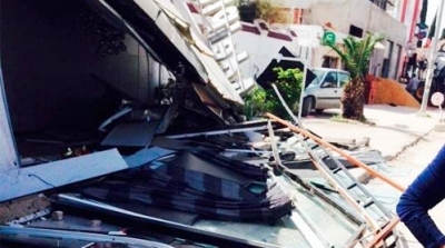 هدم مطعم شعبي معروف في باردو بسبب عدم حصوله على ترخيص قانوني