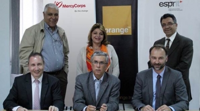 توقيع مذكرة تفاهم بين أورنج تونس  ''ESPRIT''  و ''Mercy Corps Tunisie''و الإعلان عن اطلاق ''حاضنة ESPRIT للتكنولوجيا والابتكار''