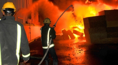 حريق يتسبب في إتلاف 25 فضاء للعرض بمركب تجاري في قفصة