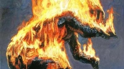 مستشفى القيروان: رجل يضرم النار في جسده بسبب عدم حصوله على أدويته