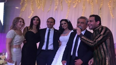 بالصور : فوزي البنزرتي يحتفل بزفاف ابنه 