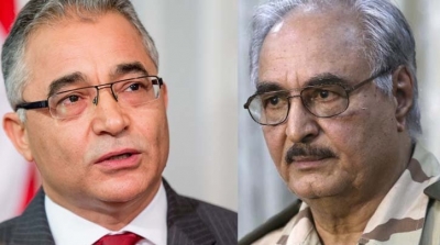 محسن مرزوق يلتقي خليفة حفتر 