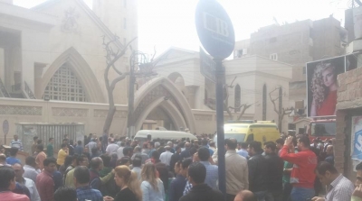 مصر : عشرات القتلى والجرحى في انفجار استهدف كنيسة مارجرجس بطنطا 